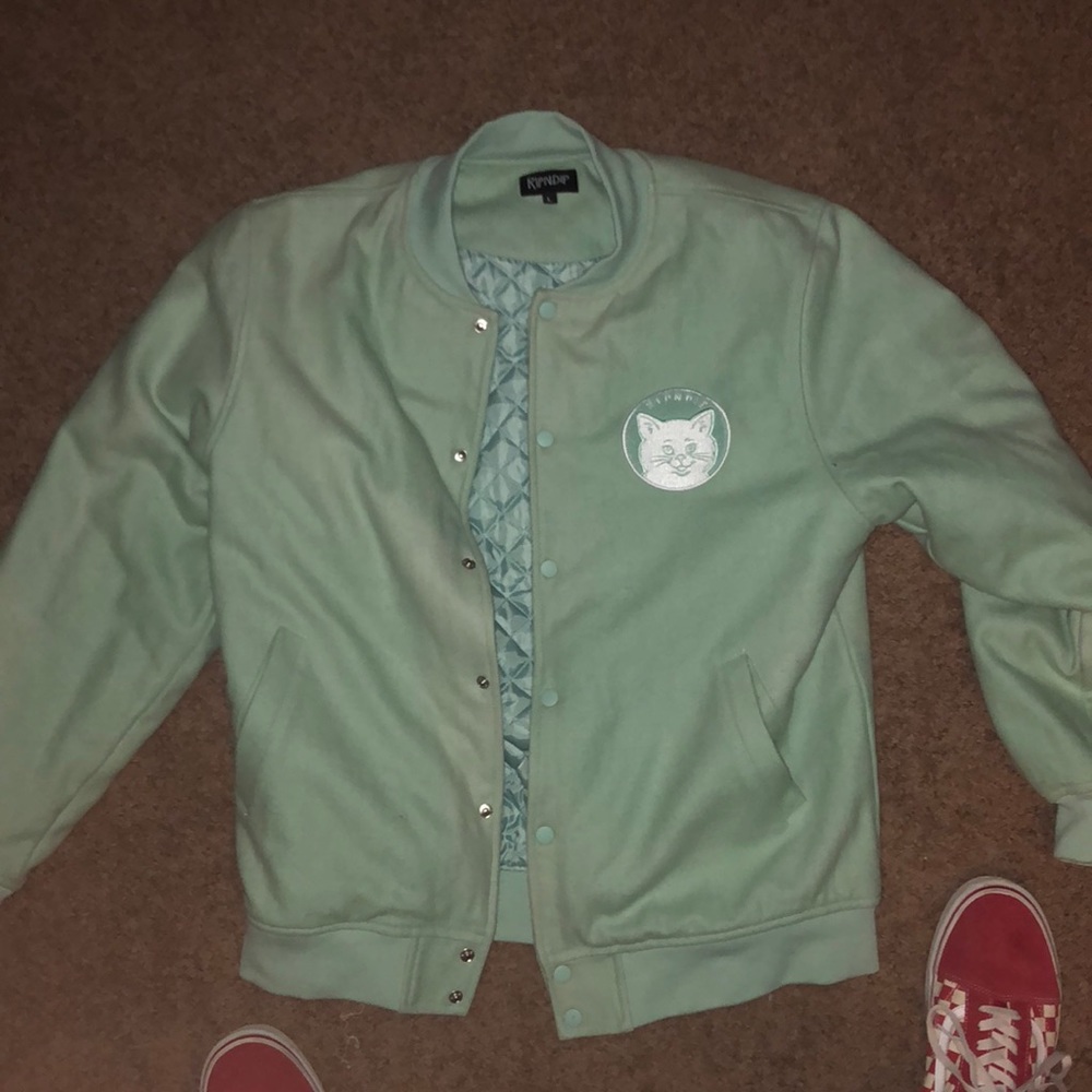 RIPNDIP MINT GREEN BOMBER JACKET!!!